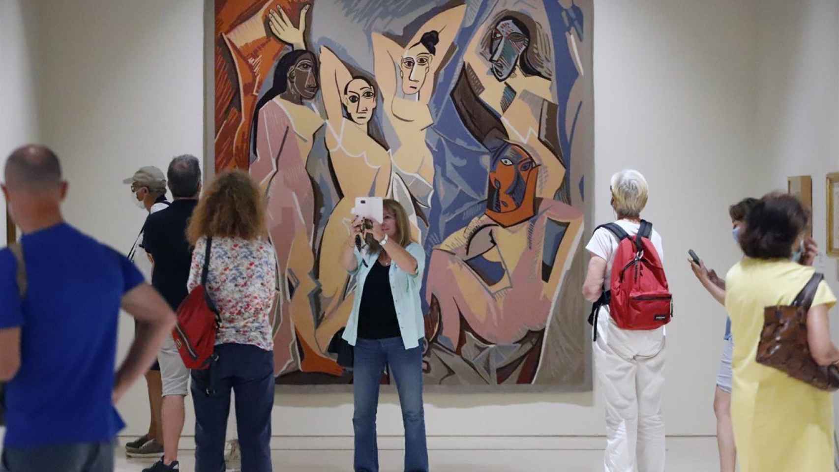 Una imagen del Museo Picasso de Málaga en su interior.