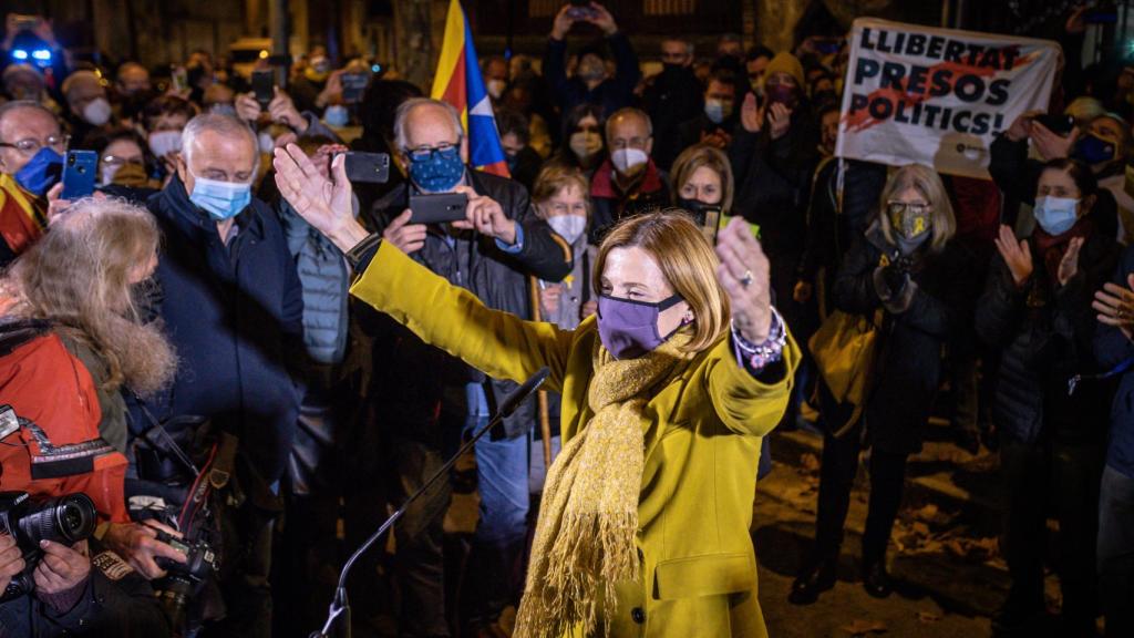 Carme Forcadell entra en prisión tras la revocación del tercer grado, poco antes de la realización de esta entrevista.