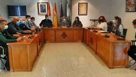 Un momento de la reunión de la Junta Local de Seguridad de Peñaranda de Bracamonte