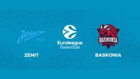 Zenit - Baskonia: siga en directo el partido de la Euroliga