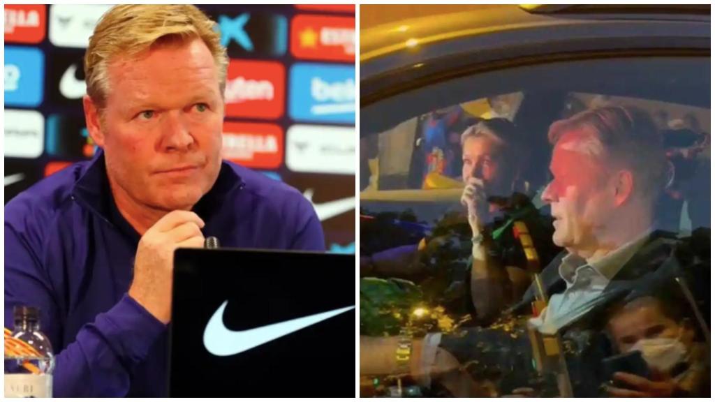 Koeman revive su episodio con los fans del Barça en El Clásico