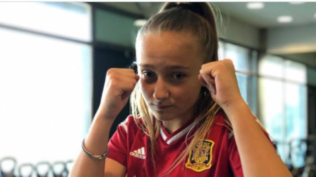 Karolina Sarasua con la Selección sub16