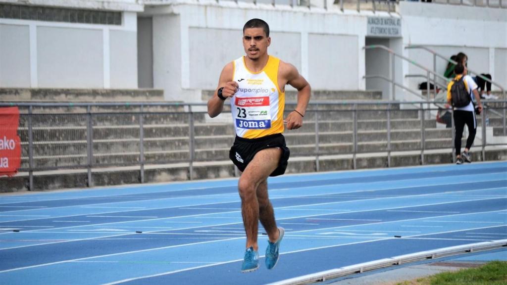 Hamza Bouazzaoui durante una prueba