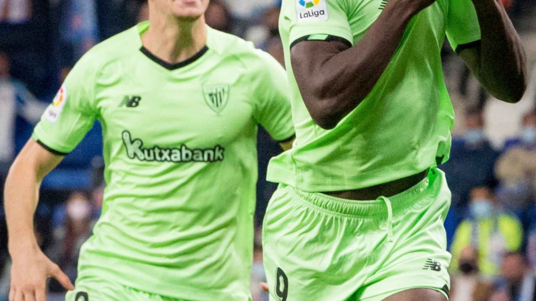 Iñaki Williams celebra su gol con el Athletic en La Liga 2021/2022
