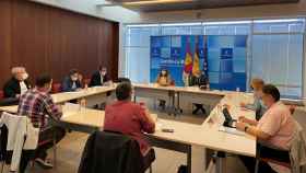 Reunión entre el Gobierno de Castilla-La Mancha y los sindicatos