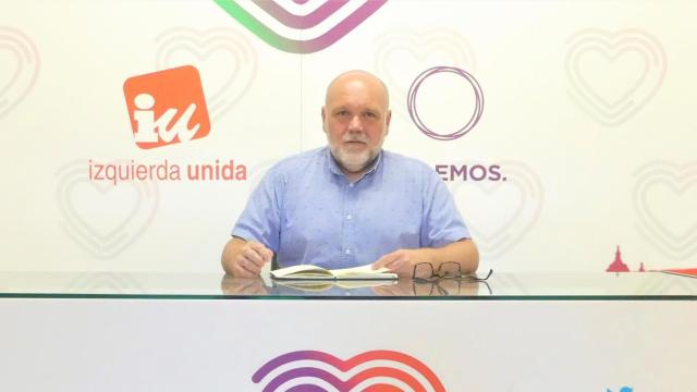 Txema Fernández, portavoz de Izquierda Unida-Podemos de Toledo