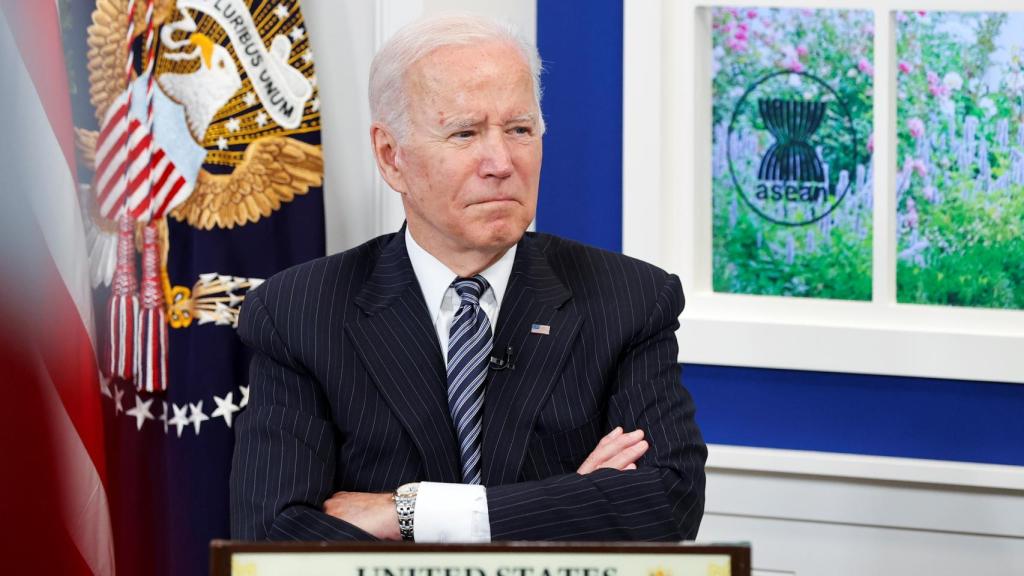 El presidente de EEUU, Joe Biden, durante una cumbre en Washington.