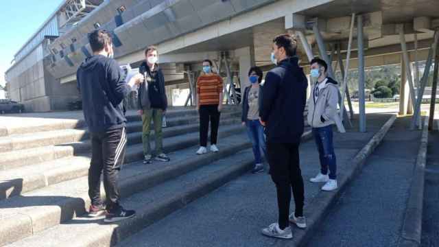 Participantes en una de las actividades celebradas en el campus de Vigo el pasado mes de abril