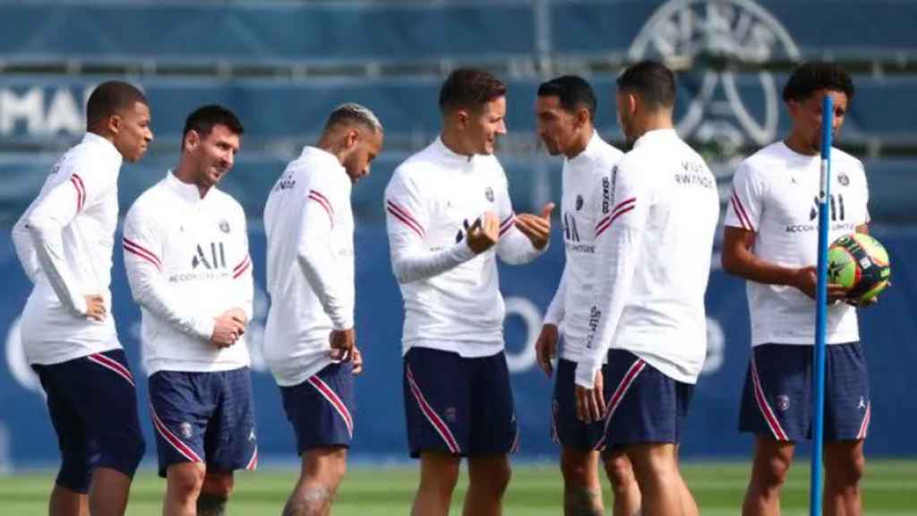 Entrenamiento del PSG