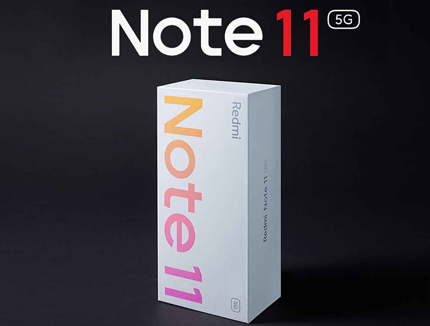 Caja del Redmi Note 11 5G