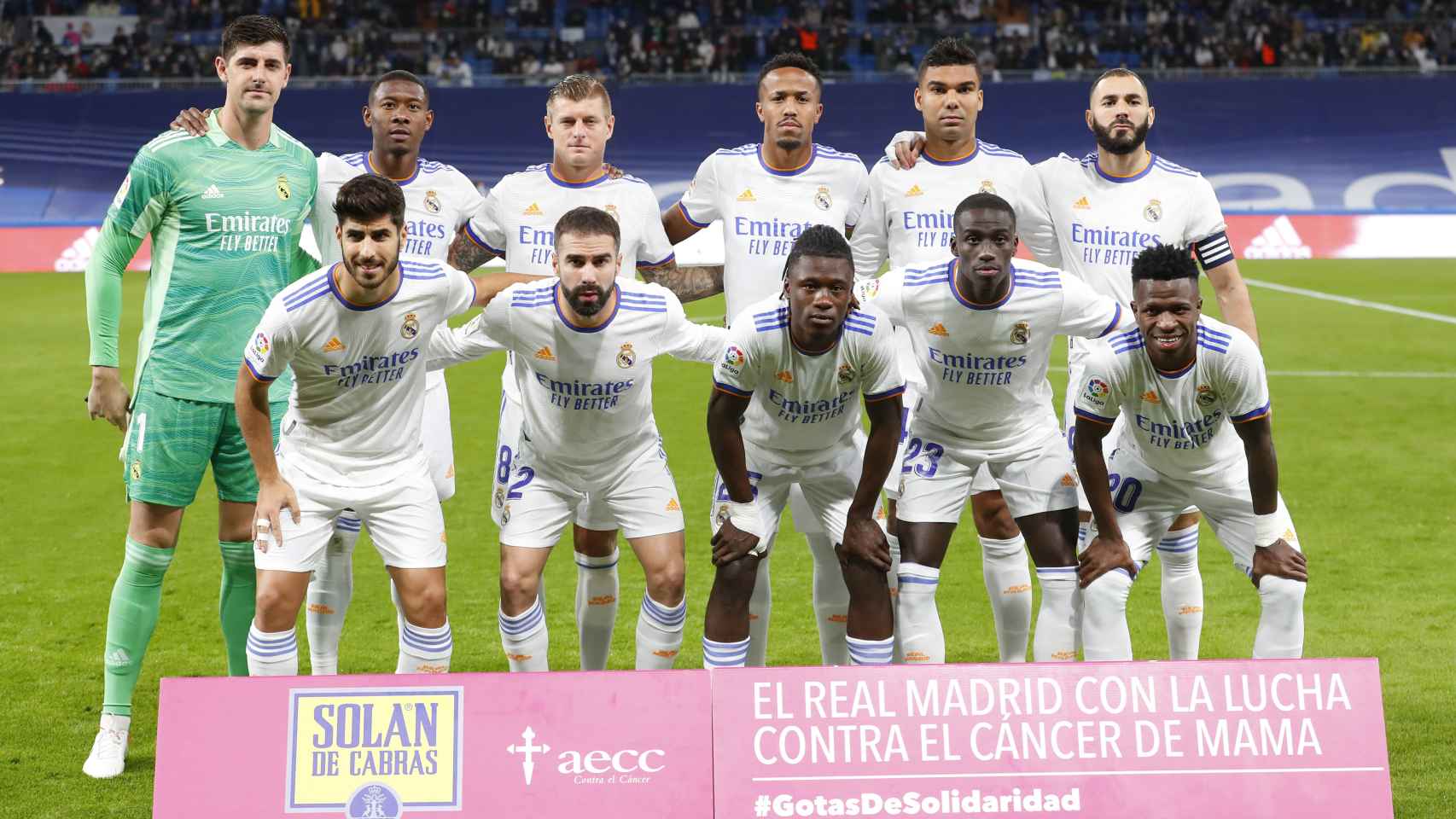 Alineación titular del Real Madrid ante Osasuna en la jornada 11 de La Liga 2021/22