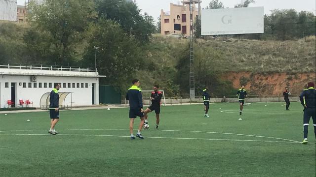 Entrenamiento del CD Toledo. Foto: CMM