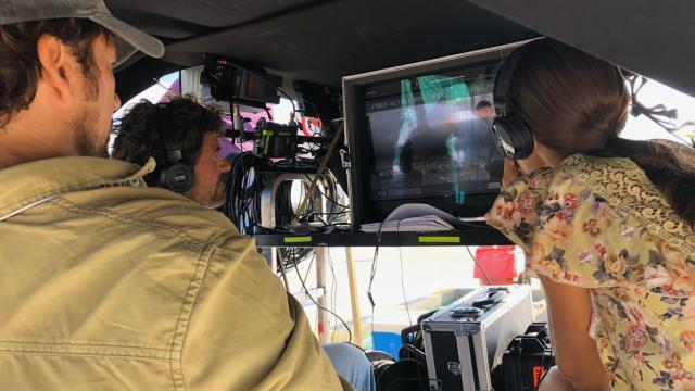 Imagen del rodaje de 'El secreto de Ibosim', la primera producción 100% sostenible y con huella de carbono cero.