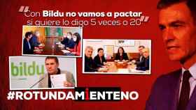 Imagen de la campaña del PP denunciando las mentiras de Pedro Sánchez.