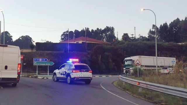 Un hombre, trasladado al hospital tras ser atropellado en Mesoiro (A Coruña)