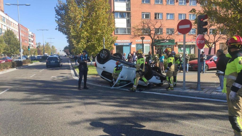 Intervención de Policía y Bomberos tras el suceso