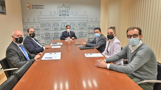 Reunión mantenida entre CES y el Ayuntamiento de Salamanca