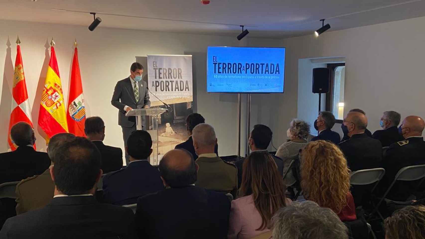 Inauguración de la exposición “El terror a portada. 60 años del terrorismo en España a través de la prensa”