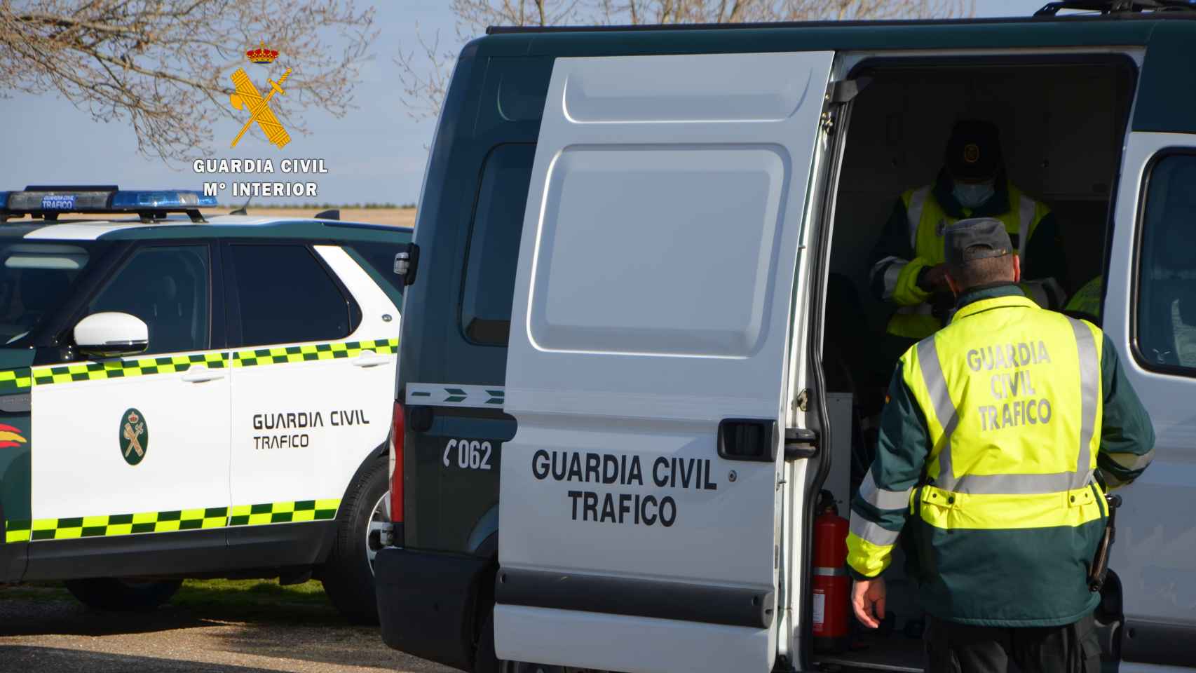 Control de la Guardia Civil en Zamora