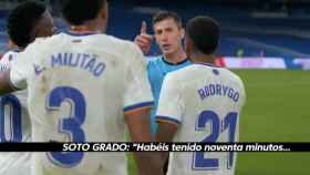 Soto Grado se encaró con los jugadores del Real Madrid tras el partido contra Osasuna