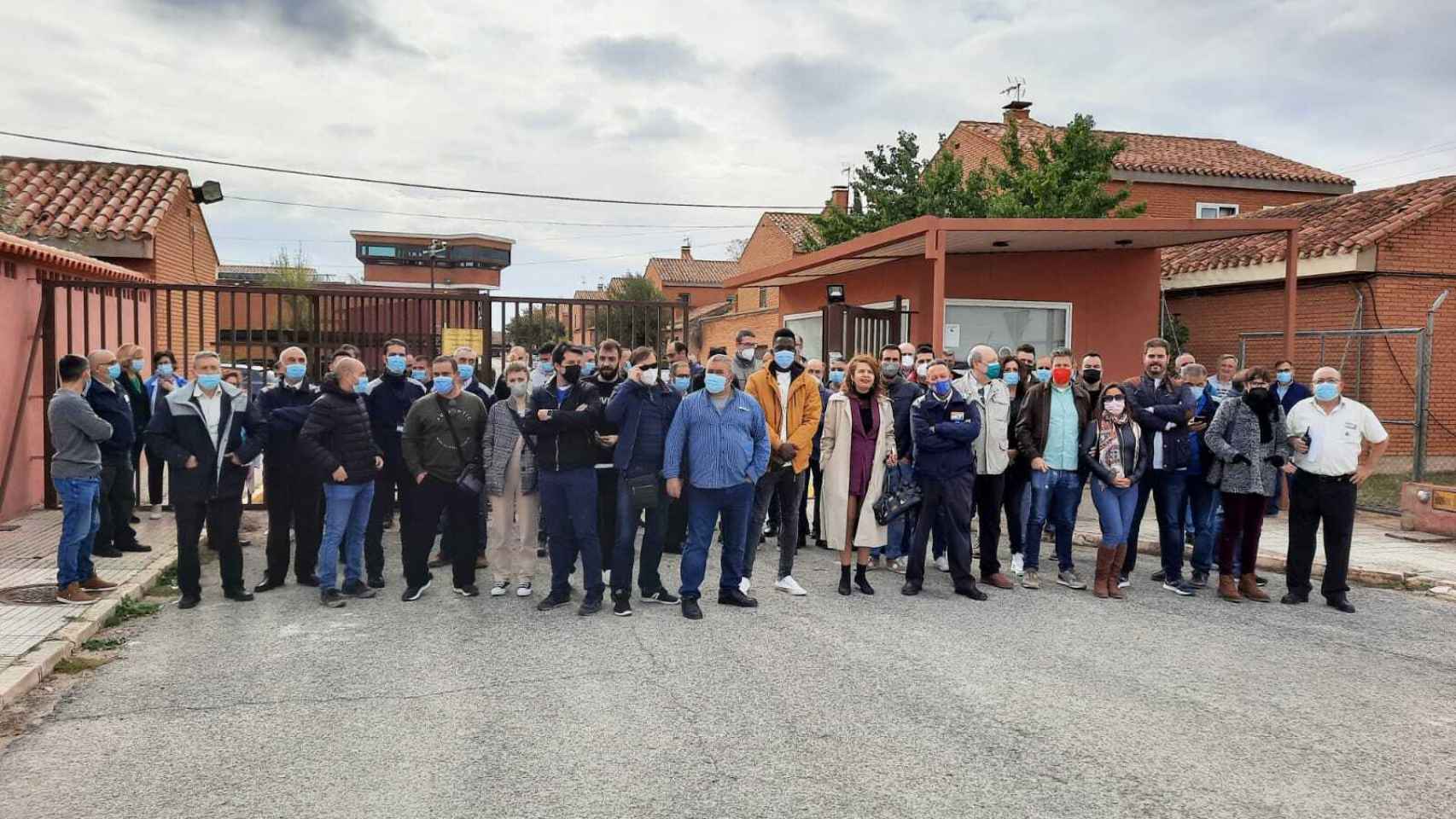 Manifestación a las puertas de la prisión de Albacete
