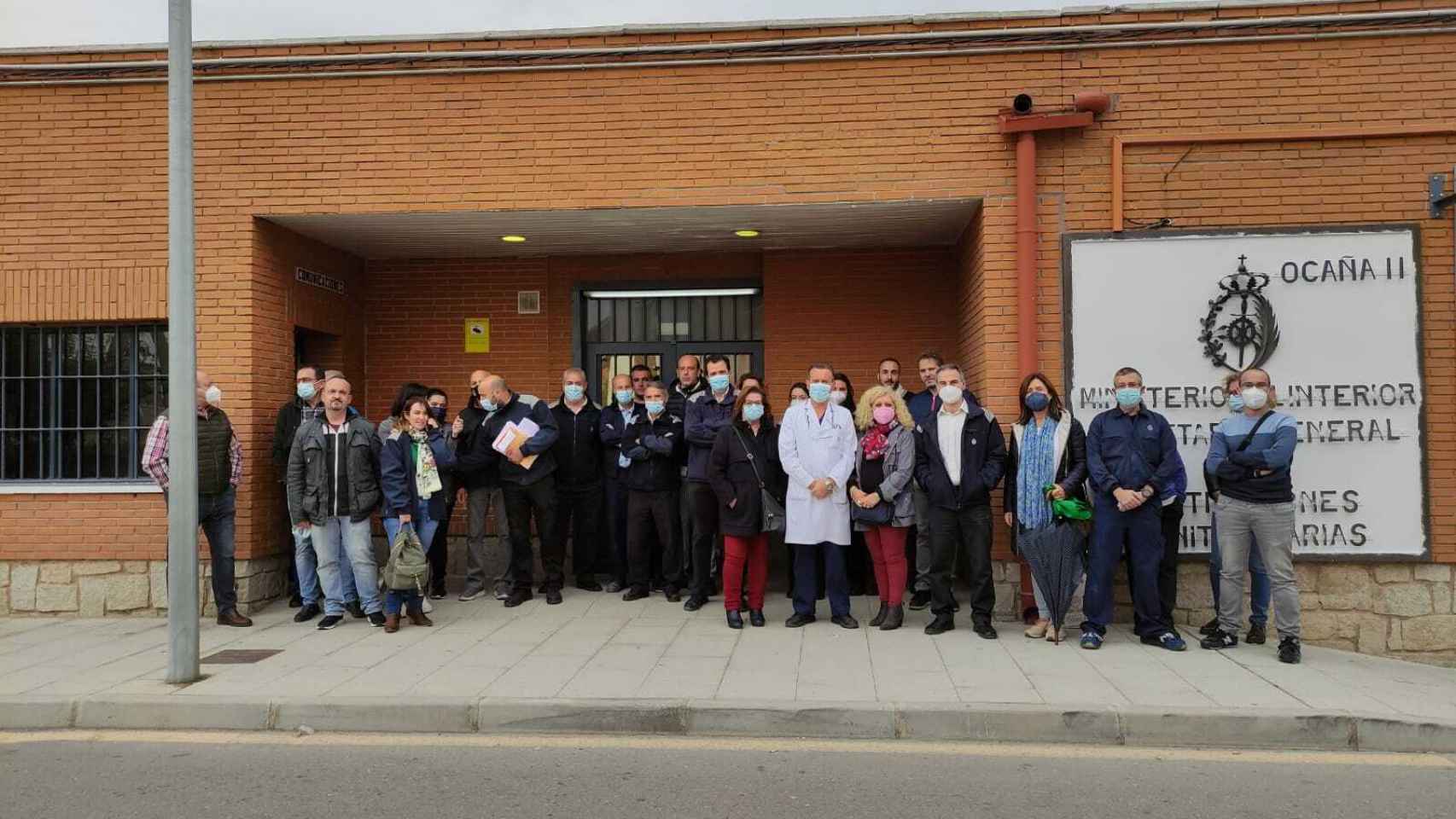 Manifestación en la cárcel de Ocaña (Toledo)