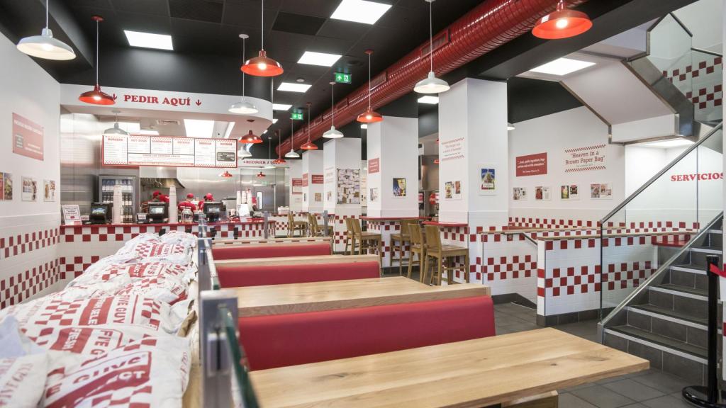 Restaurante Five Guys en una imagen de archivo.