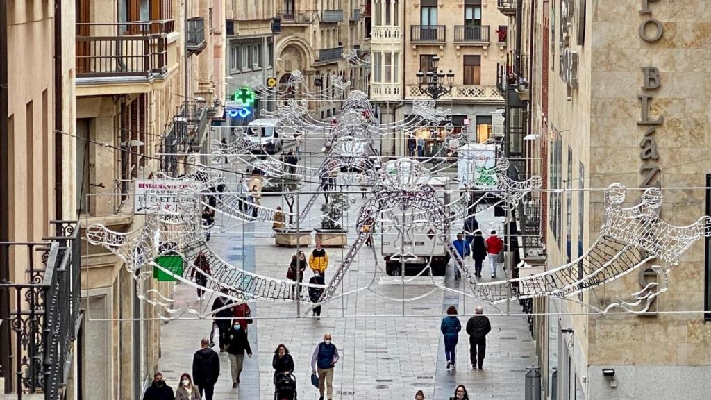 Luces de Navidad en la calle Toro