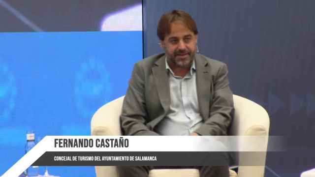 El concejal de Turismo de Salamanca, Fernando Castaño, en Torremolinos