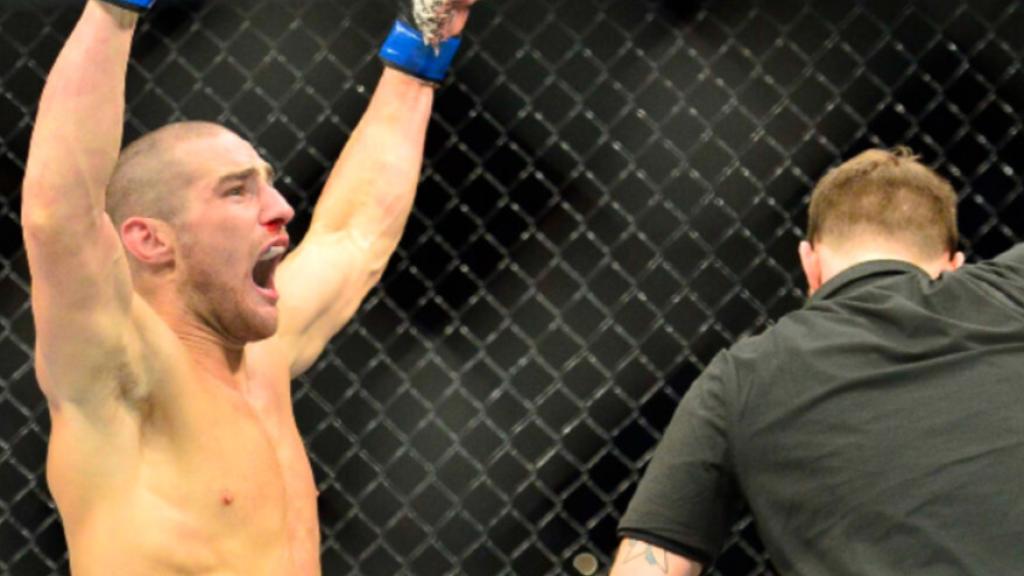 Sean Strickland, tras ganar un combate en la UFC