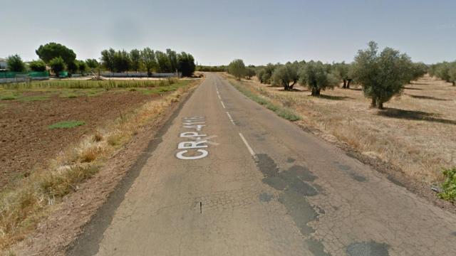 Carretera en la que se produjo en accidente. Foto: Google