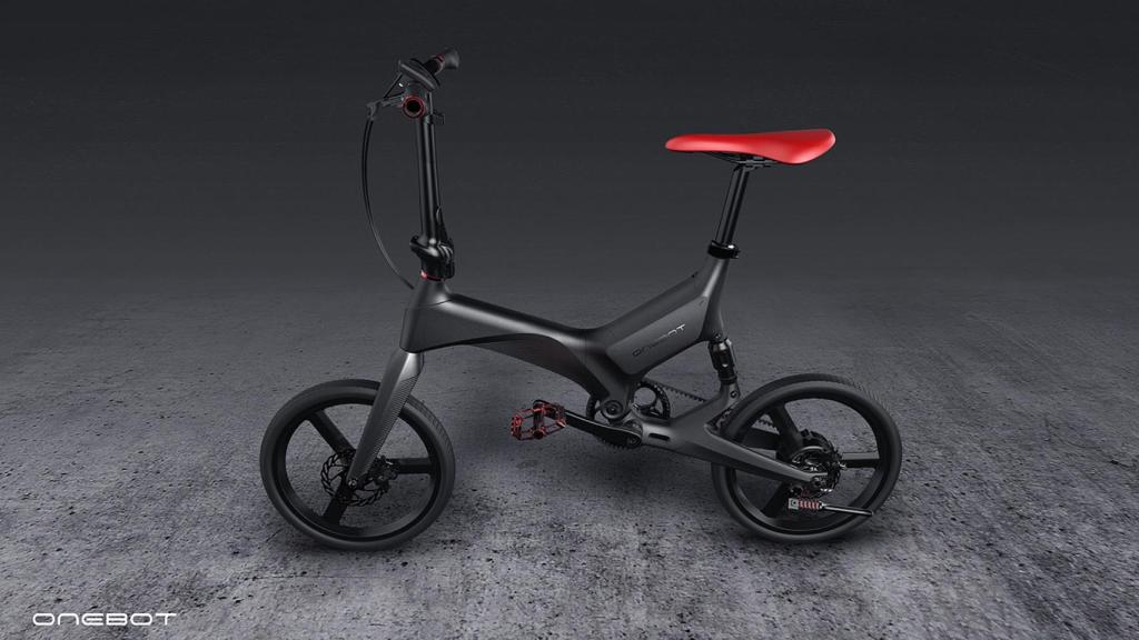 Onebot S7, una bicicleta eléctrica que se pliega.