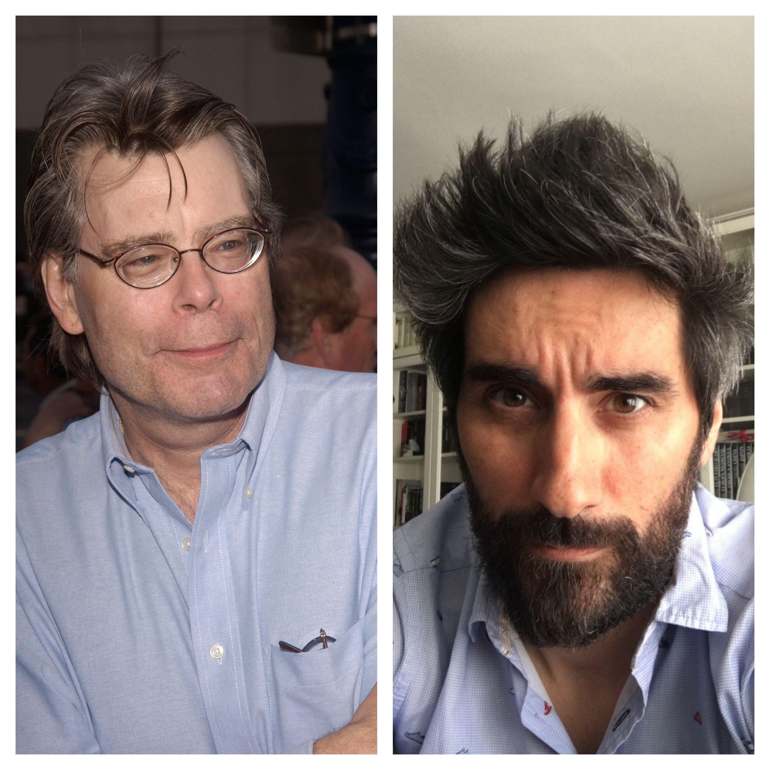 Stephen King y Manel Loureiro.Fuente: Shutterstock y Twitter