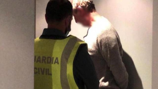 Imágenes de la detención del presunto asesino de Lardero (La Rioja).