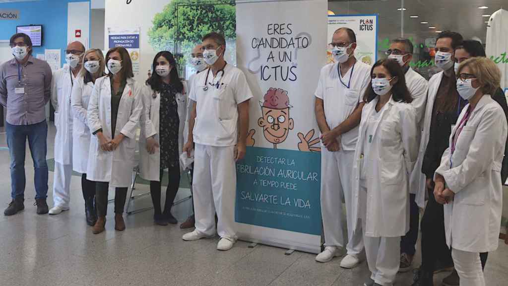 Los hospitales de Vigo dan visibilidad al Día Mundial del Ictus