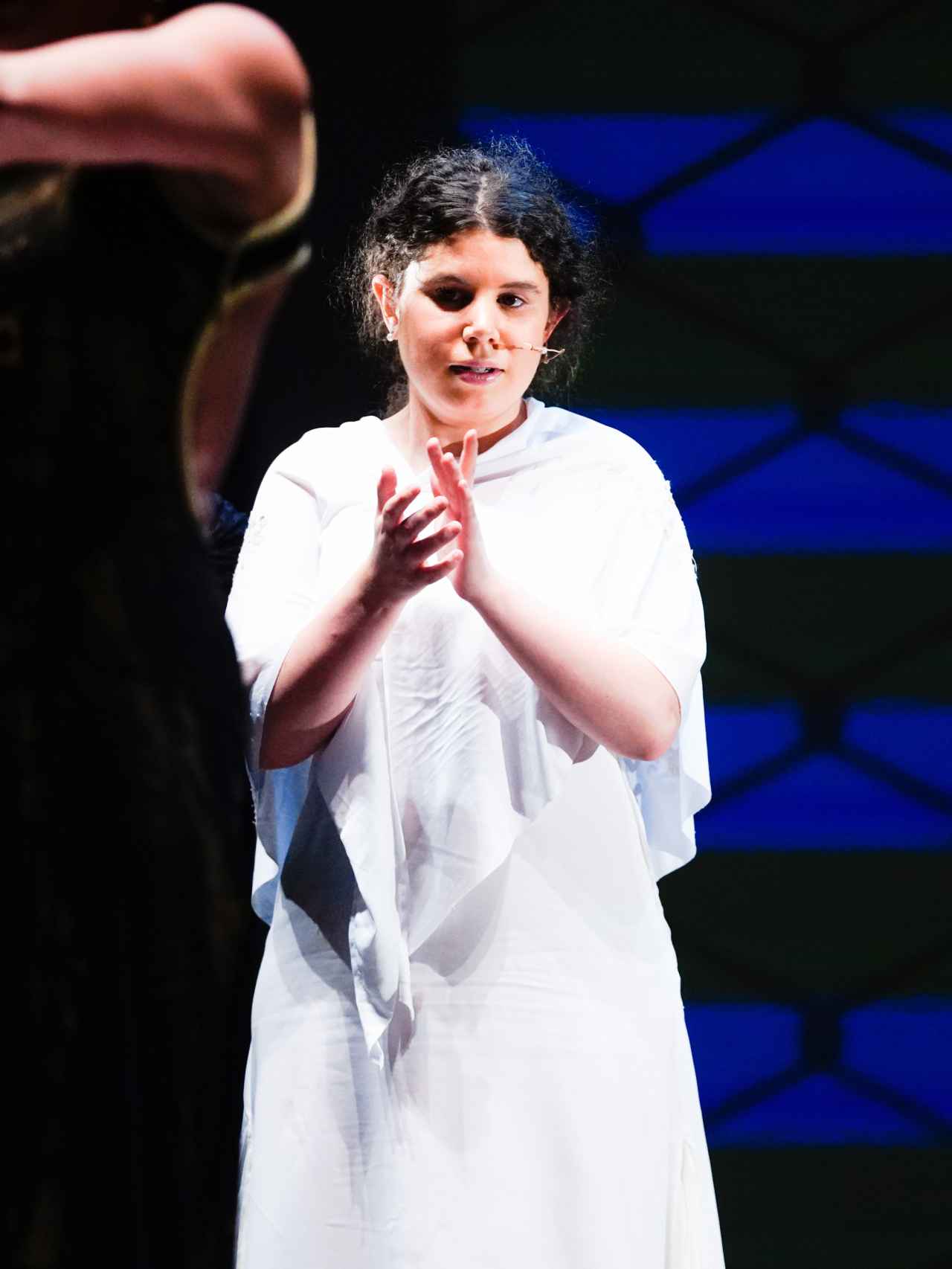 Carla Vigo durante una de las escenas de la obra 'Yerma'.