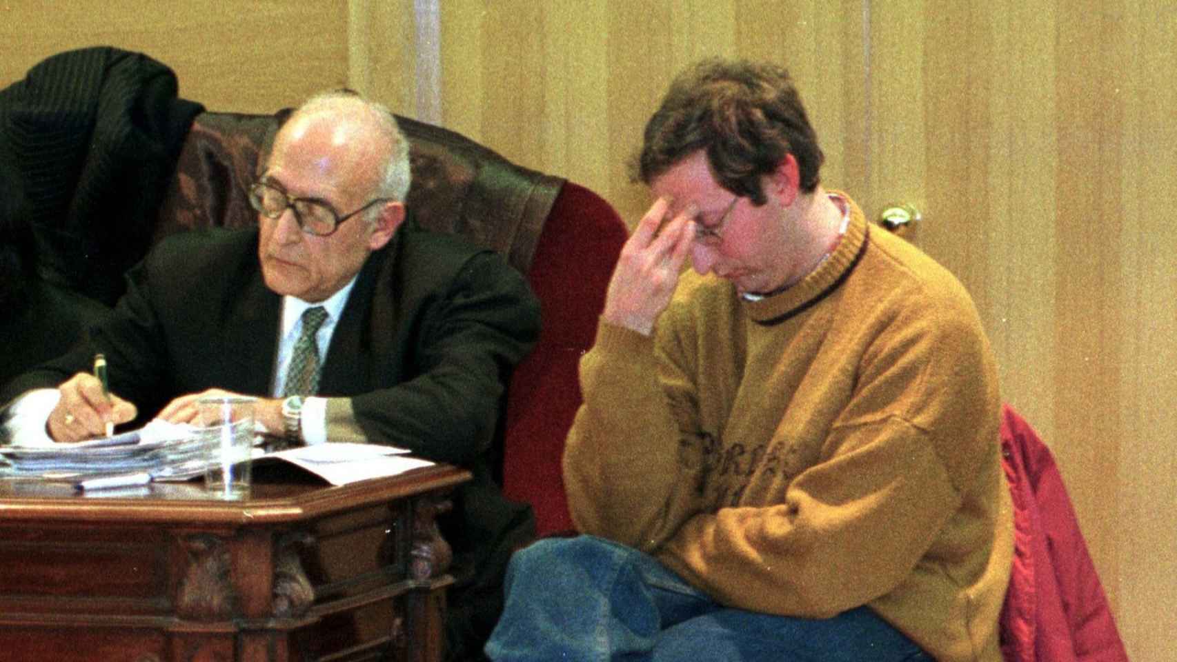 Pachi Almeida durante el juicio que le condenó a 30 años de cárcel, de los que cumplió 20.