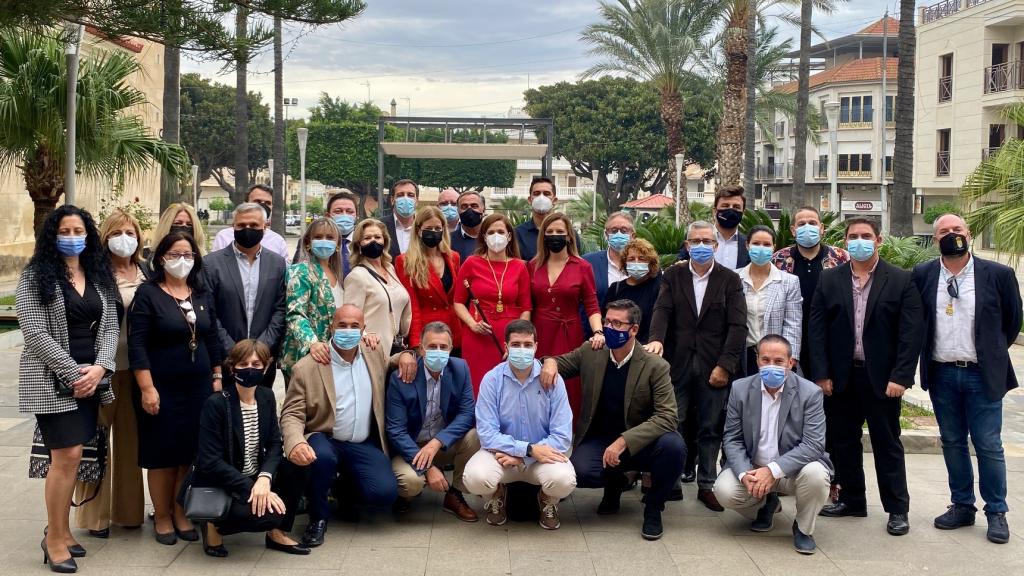 Los representantes de Ciudadanos han acompañado a la toma de mando de García.