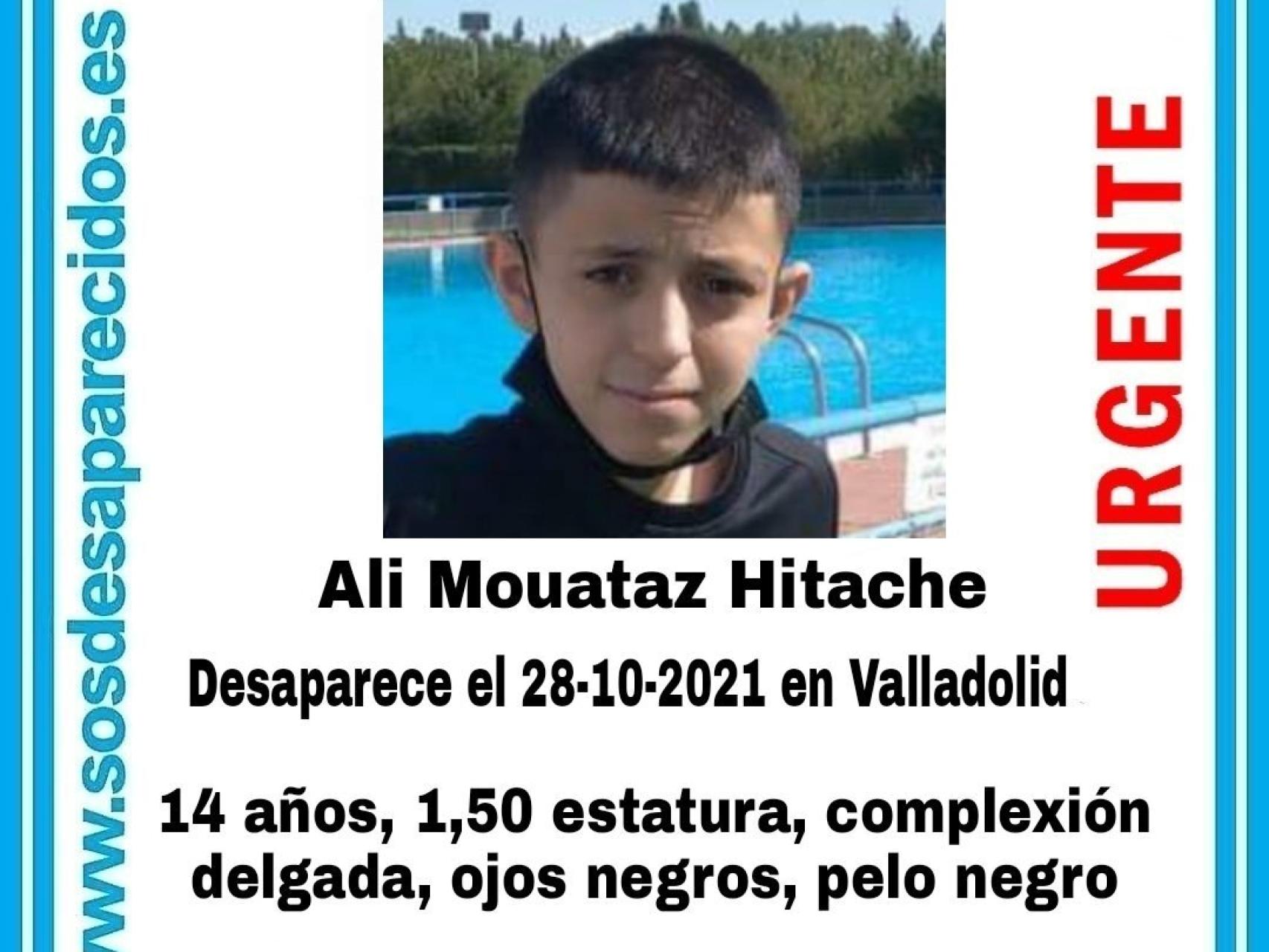 Cartel distribuido por SOS Desaparecidos