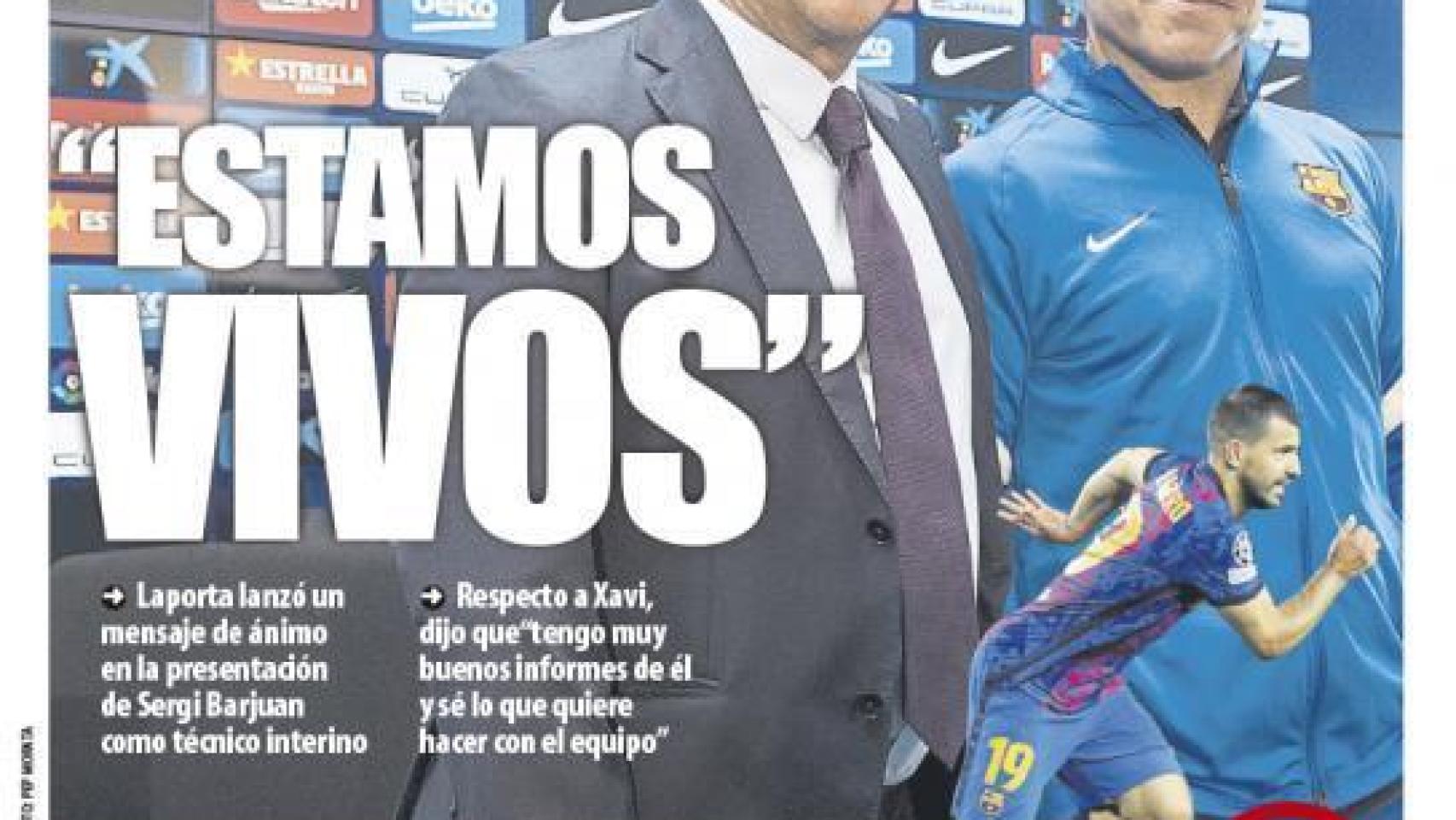 Portada Mundo Deportivo (30/10/21)