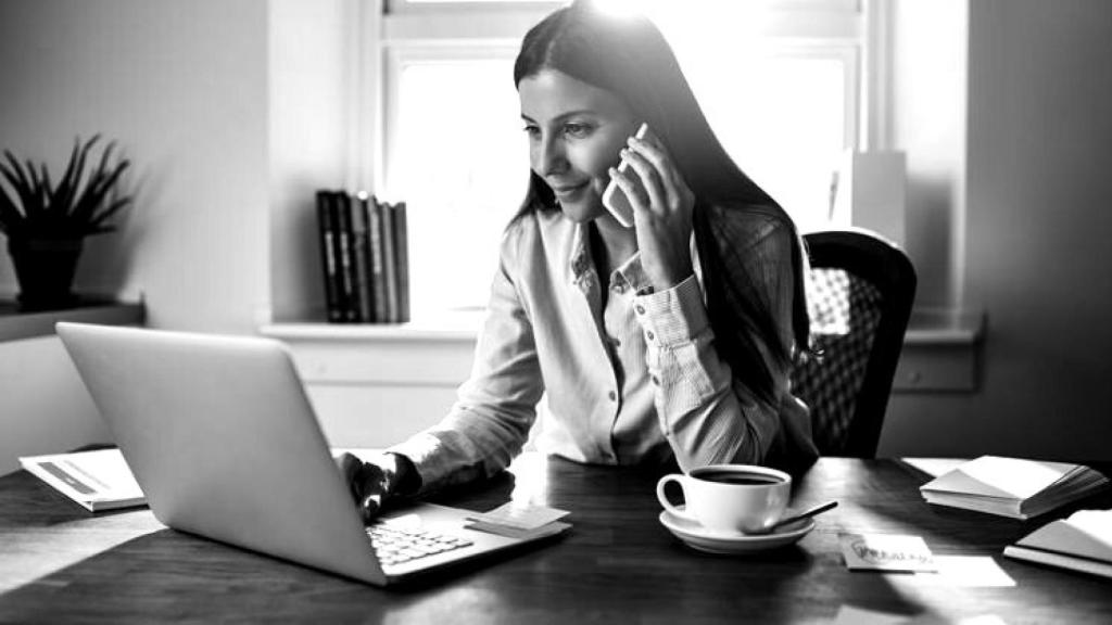 Imagen sobre el teletrabajo.