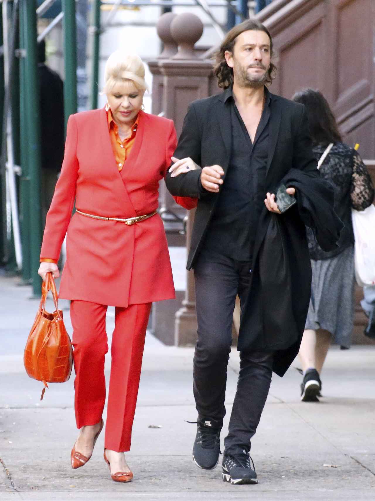 Rossano e Ivana paseando por Nueva York.