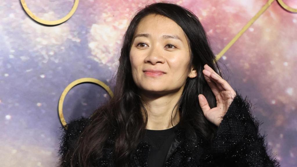 Chloé Zhao en la premiere de 'Eternals'.