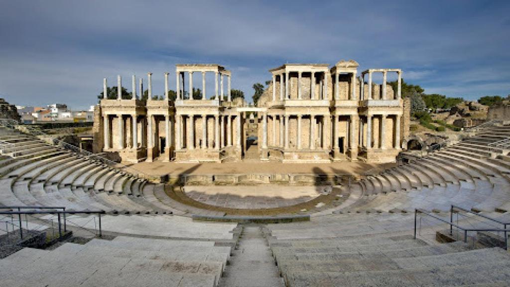 El teatro romano de Mérida.