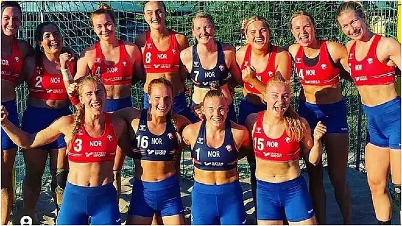 Selección de Noruega de balonmano playa femenino