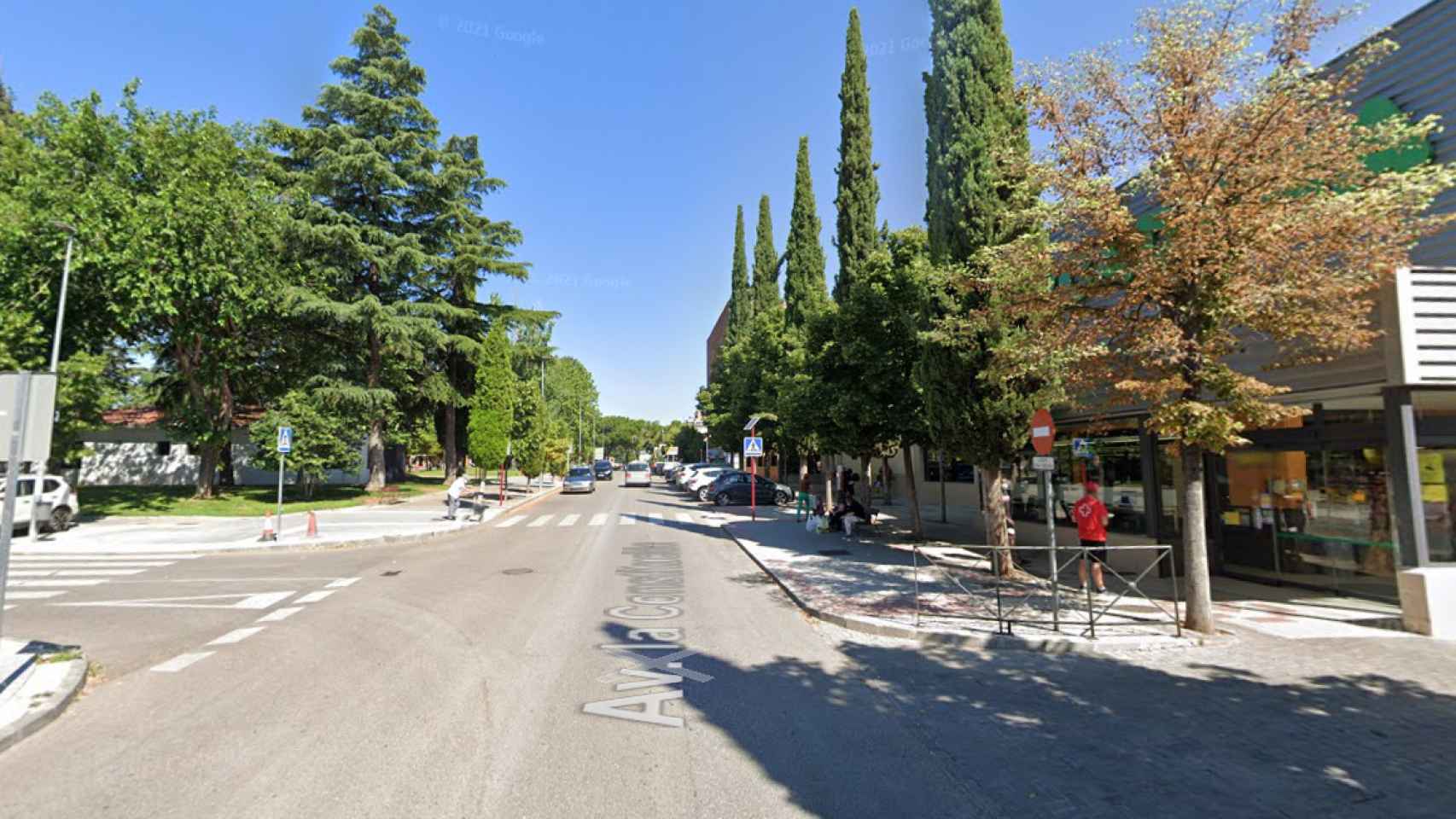 Avenida de la Constitución de Azuqueca de Henares. Foto: Google.