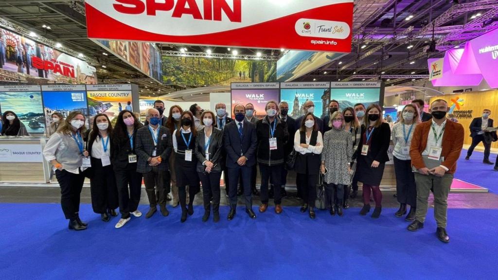Expositor de Galicia en el World Travel Market de Londres