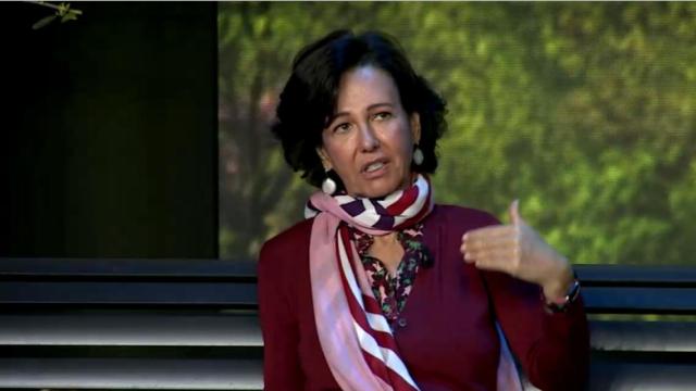 Ana Botín, presidenta de Santander, durante la Conferencia Internacional de Banca de Santander.