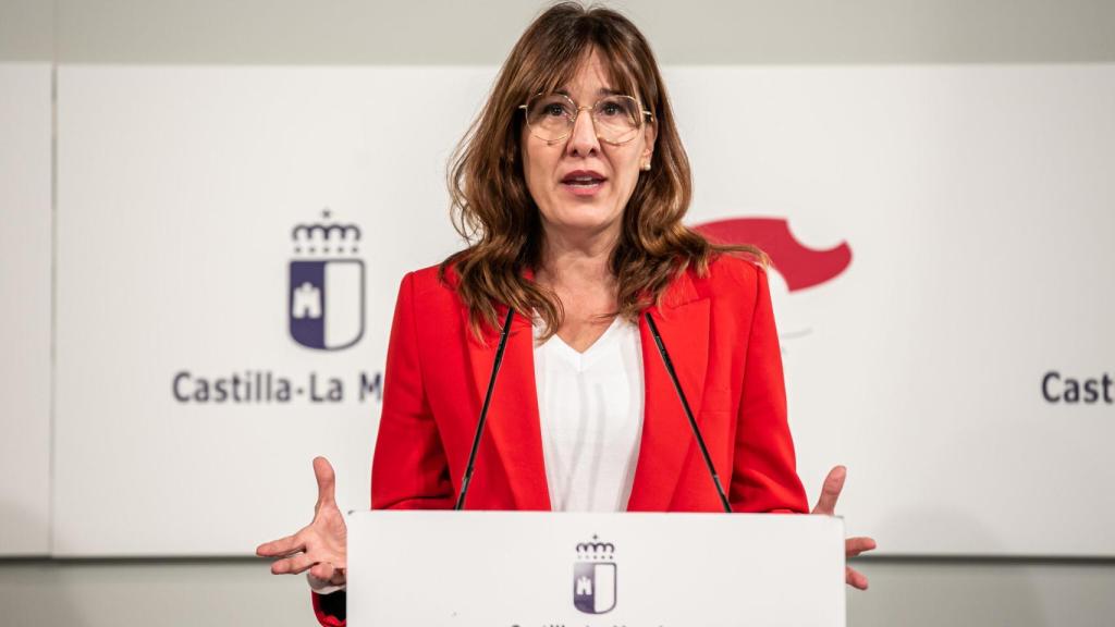 Blanca Fernández, portavoz del Gobierno de Castilla-La Mancha. Foto: JCCM