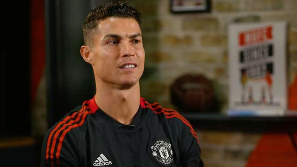 Cristiano Ronaldo, durante la entrevista en DAZN